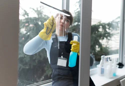 Nettoyage de vitres intérieures et extérieures au Garric